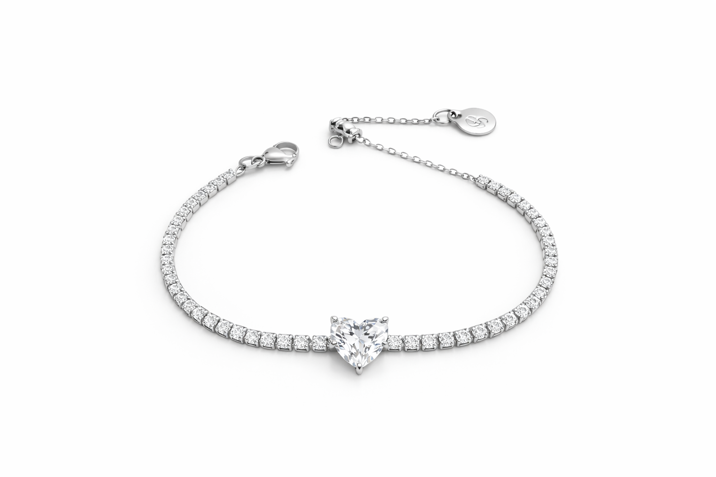 BRACCIALE TENNIS CUORICINO