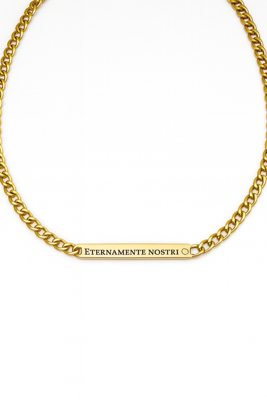 COLLANA PLACCHETTA GROUMETTE