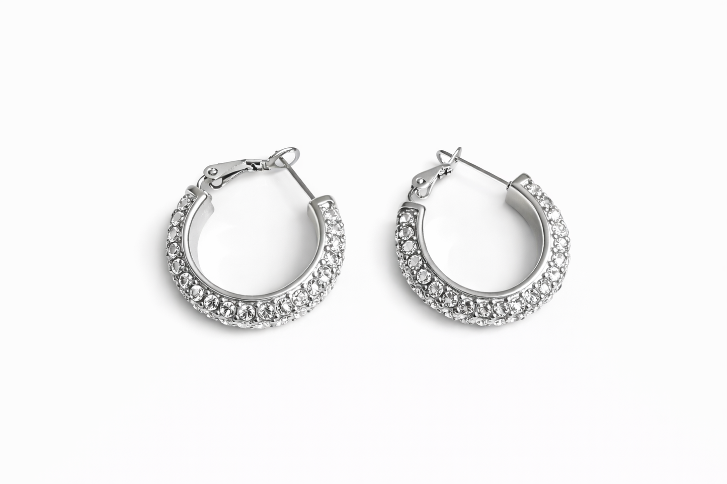 ORECCHINI CERCHIO ZIRCONI