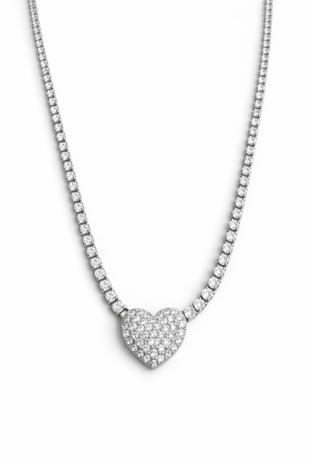 COLLANA TENNIS CUORE