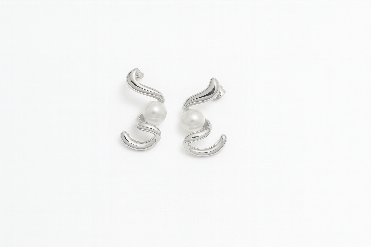 ORECCHINI FLUID PERLA