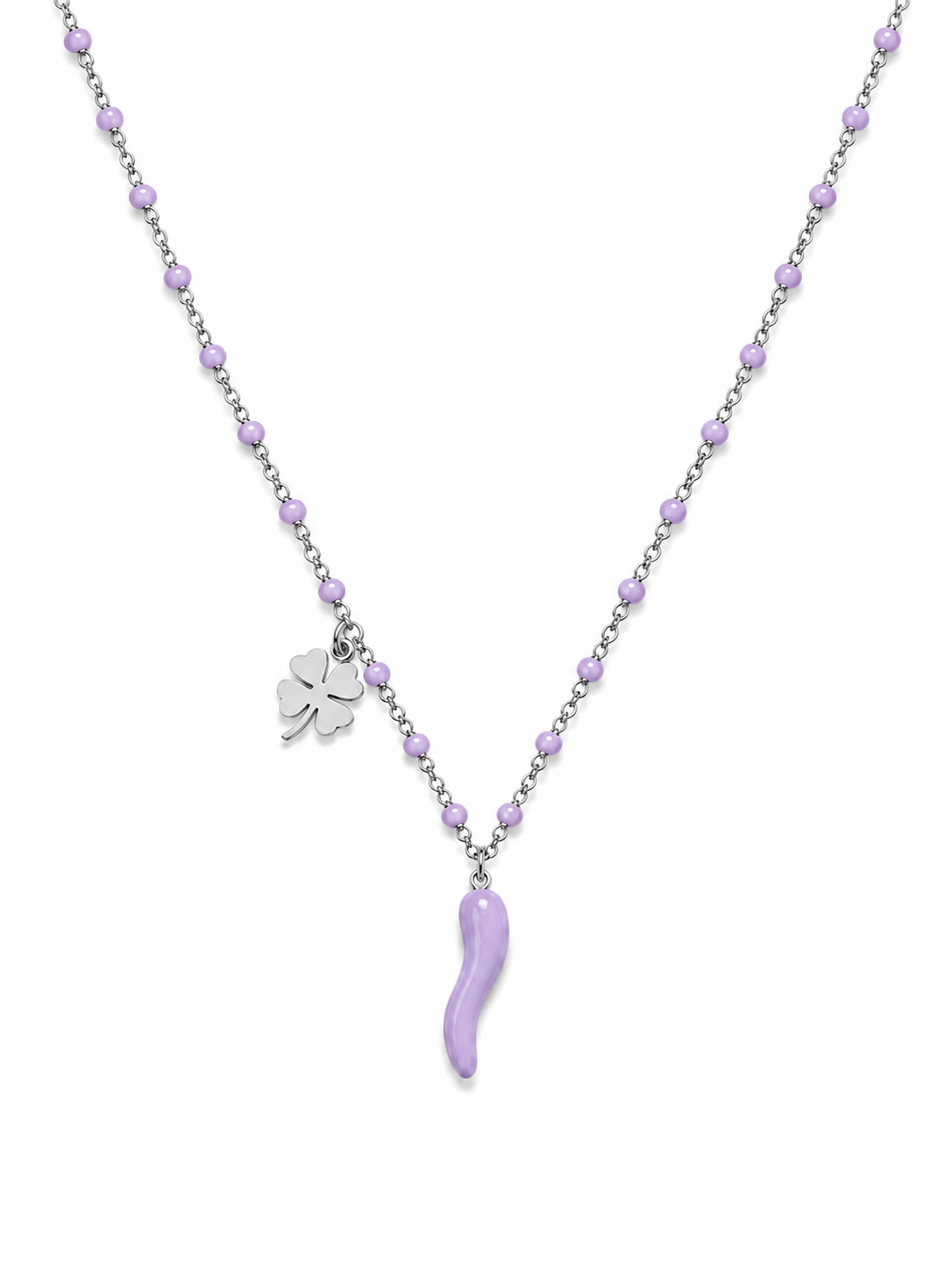 COLLANA CORNETTO PORTAFORTUNA