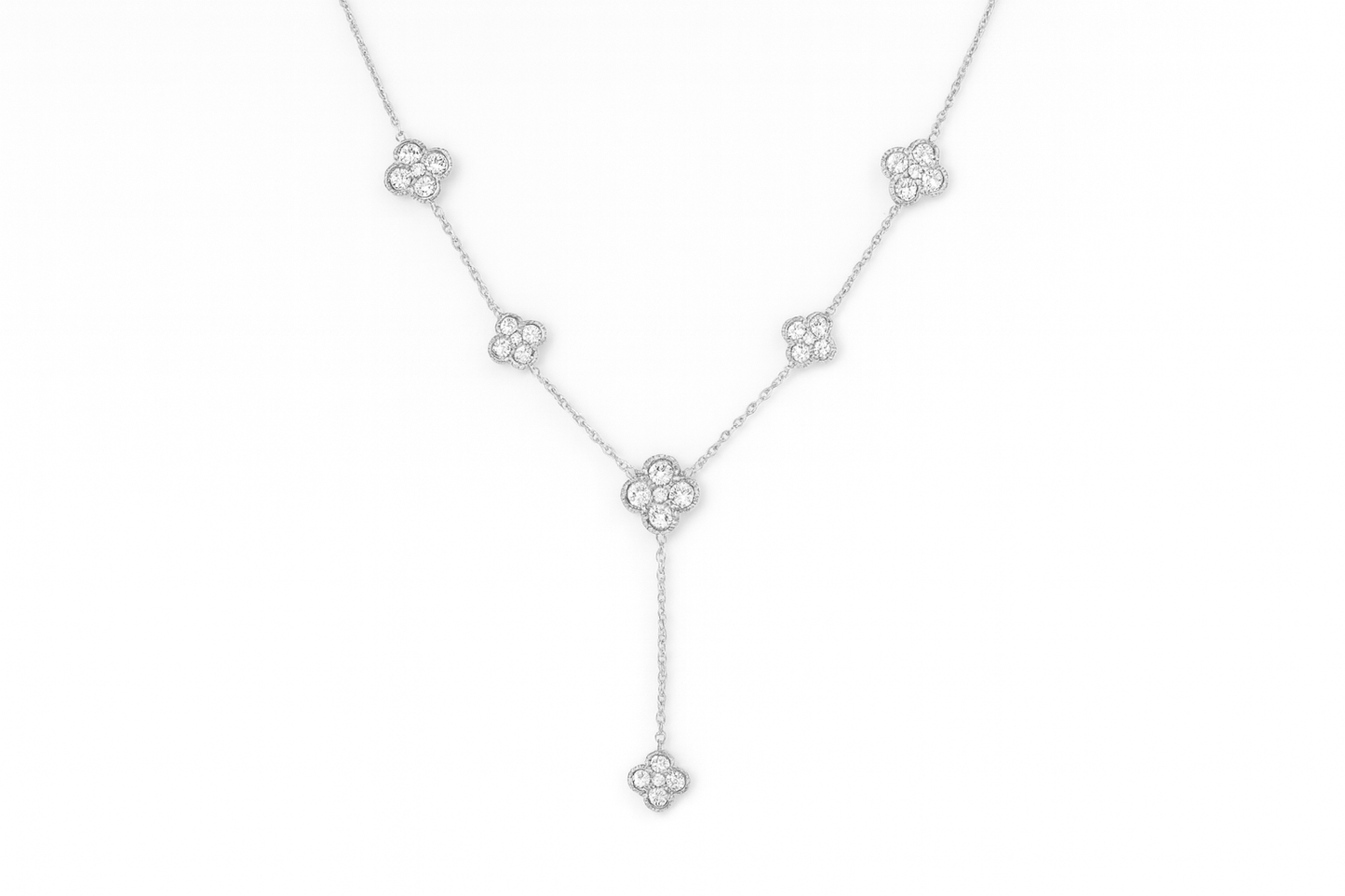 COLLANA CRAVATTINO FIORI