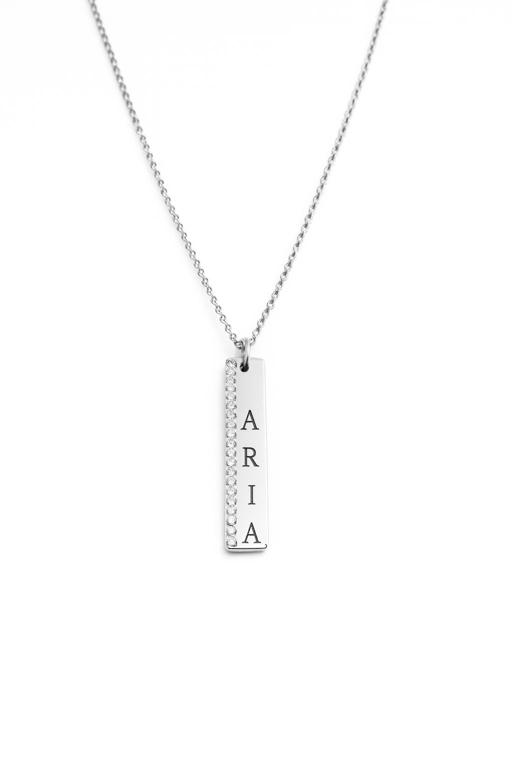 COLLANA BARRA ZIRCONI