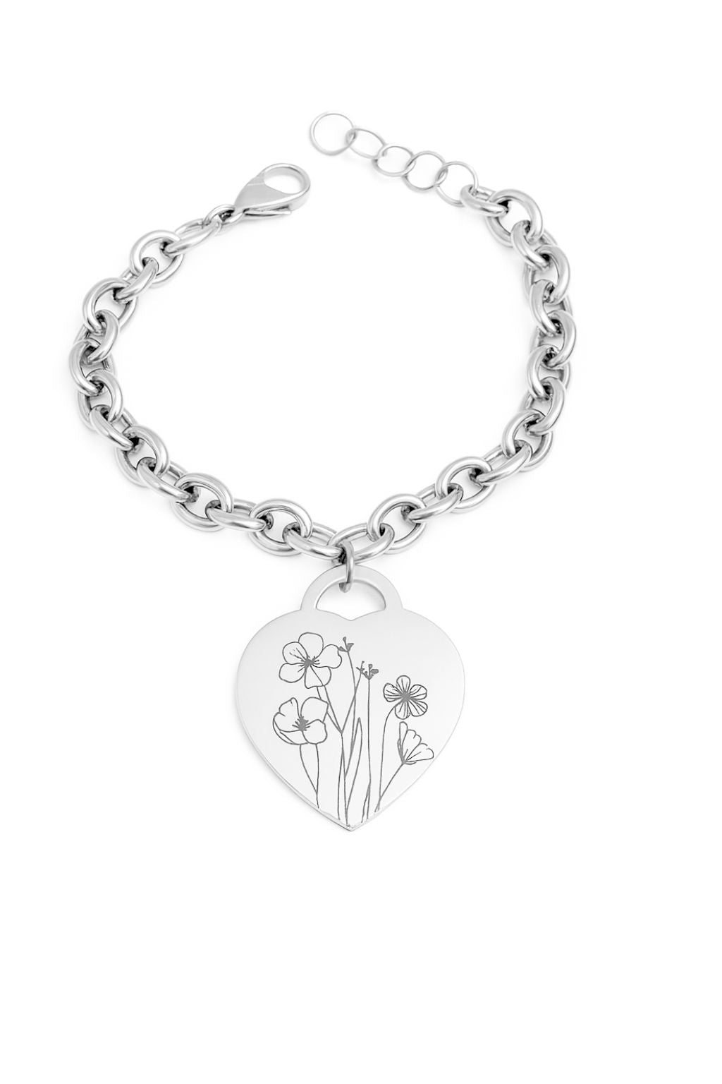 BRACCIALE CUORE LISCIO