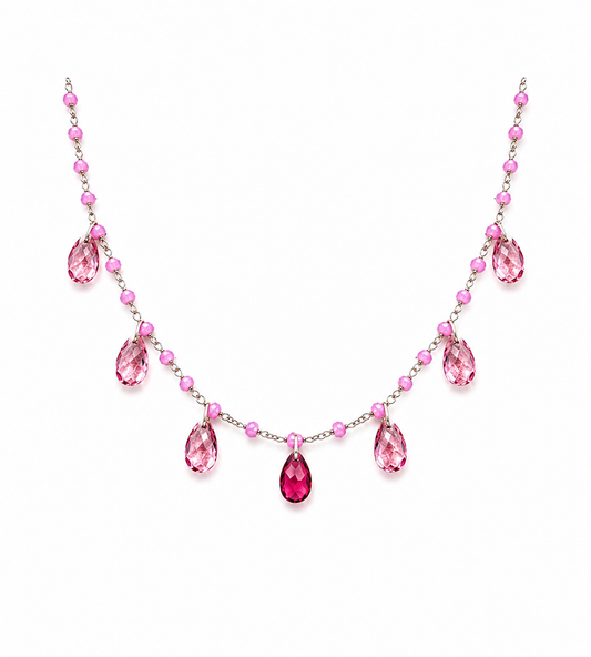 COLLANA PERLINE GOCCE