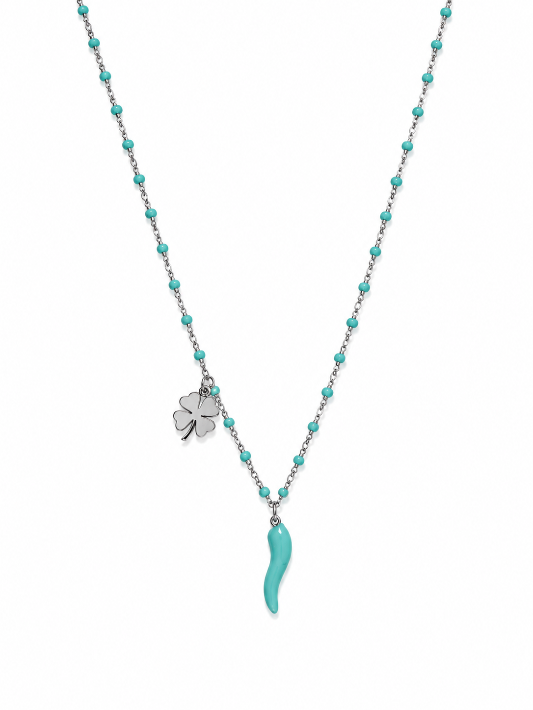 COLLANA CORNETTO PORTAFORTUNA
