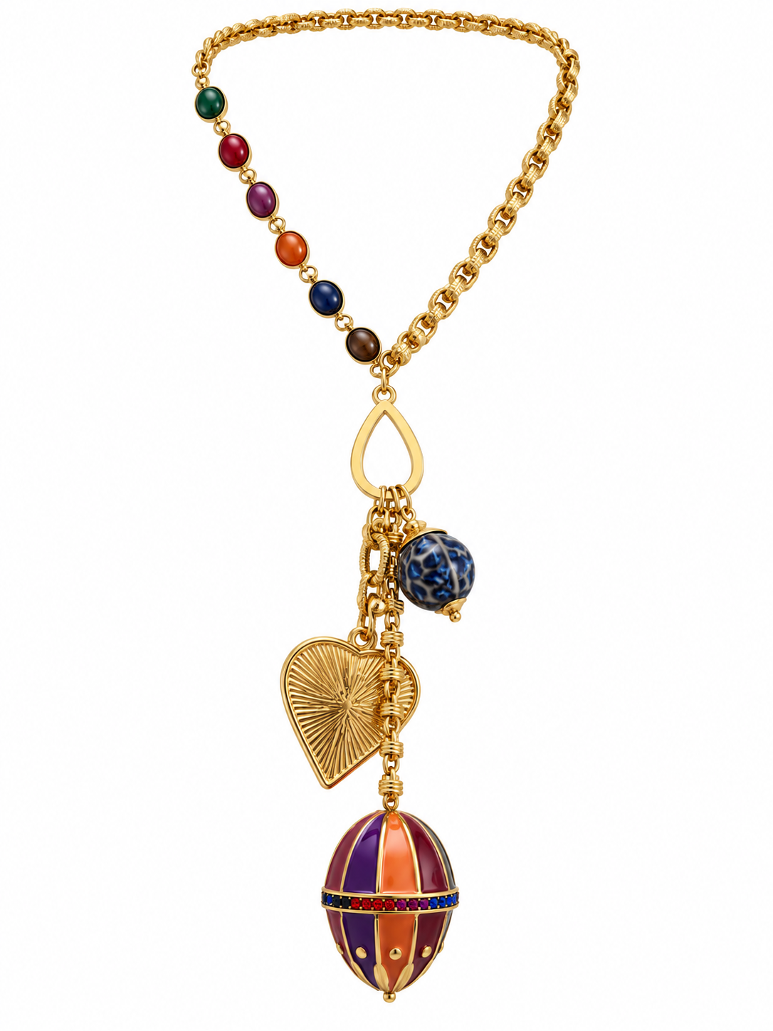 COLLANA MONGOLFIERA LUNGA COLOR