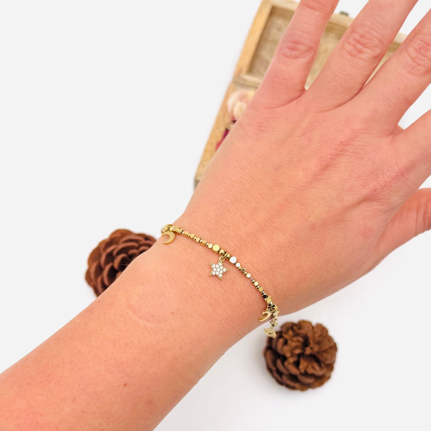 BRACCIALE STELLE LUNE