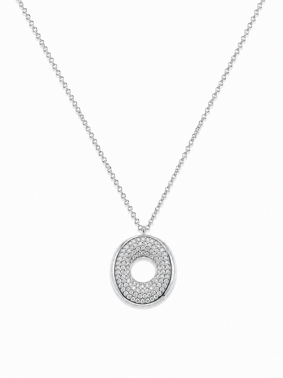 COLLANA OVALE PAVE'