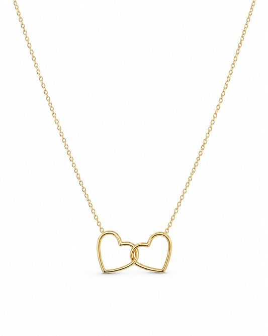 COLLANA DOPPIO CUORE