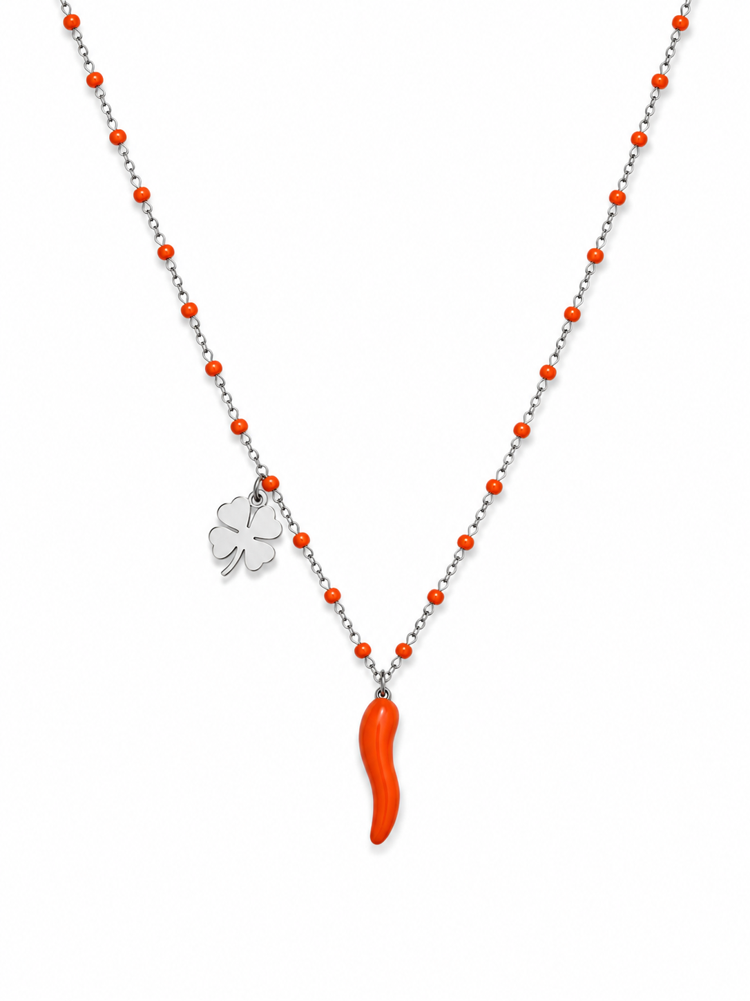 COLLANA CORNETTO PORTAFORTUNA