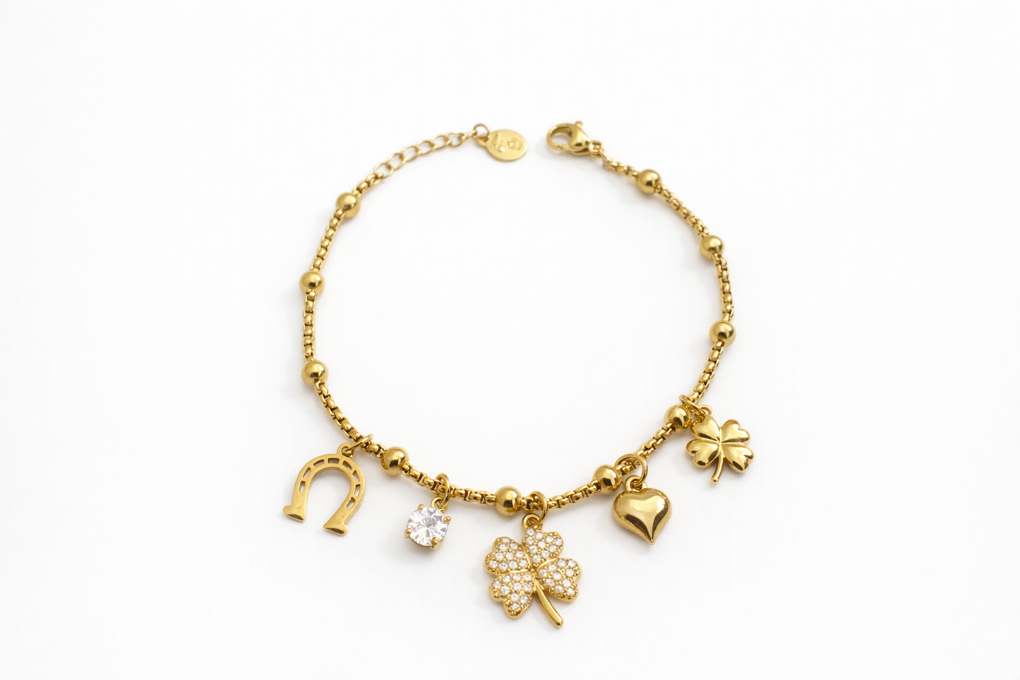 BRACCIALE CHARMS QUADRIFOGLIO