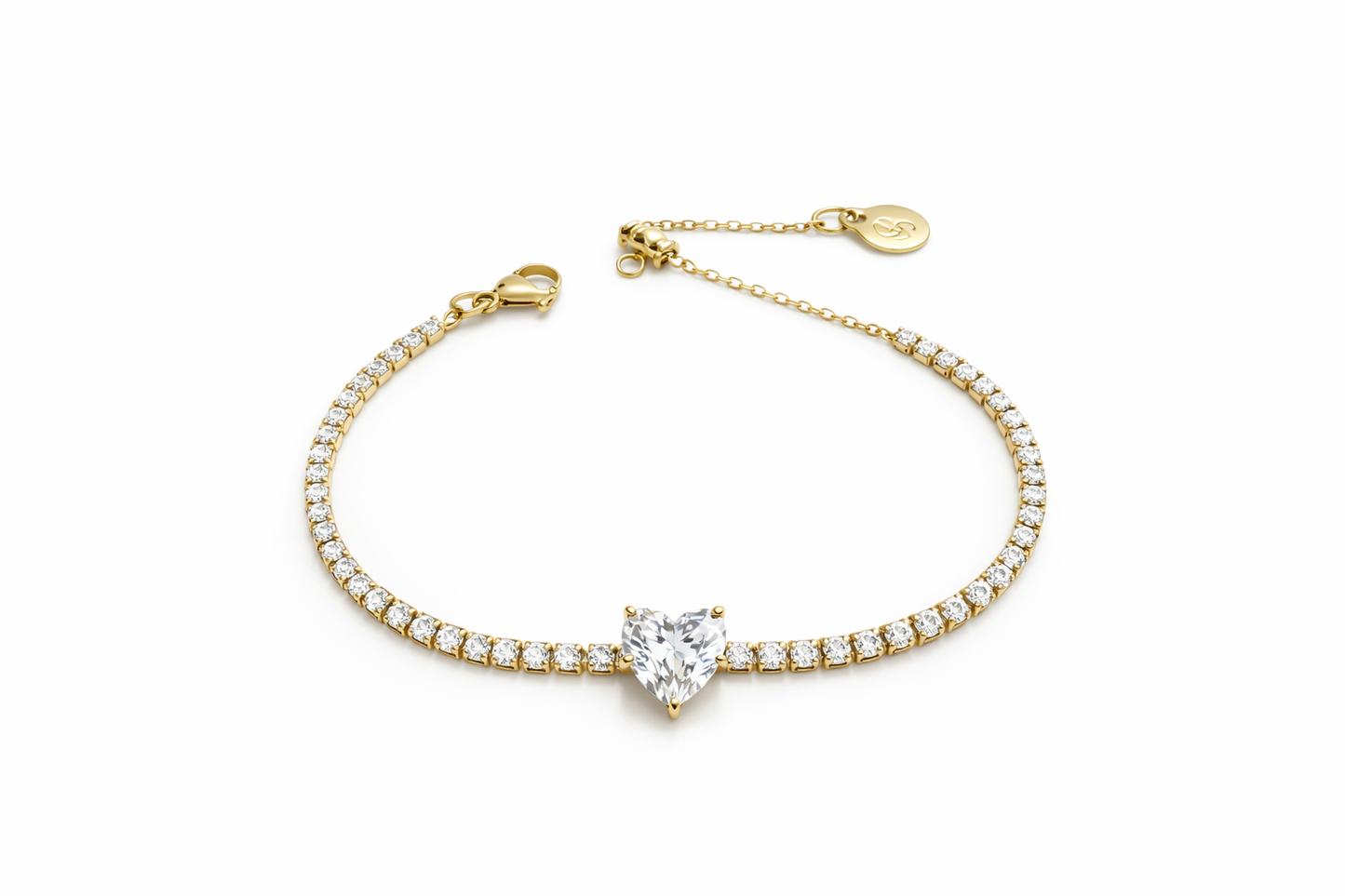 BRACCIALE TENNIS CUORICINO