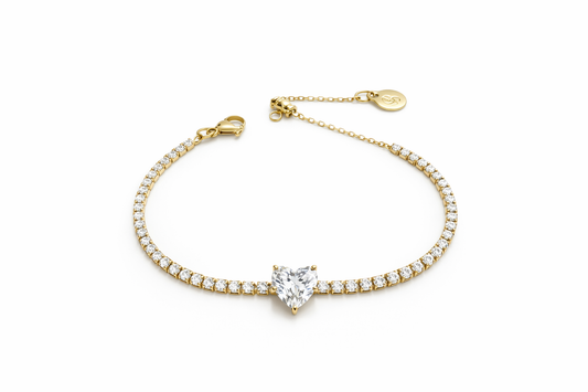 BRACCIALE TENNIS CUORICINO