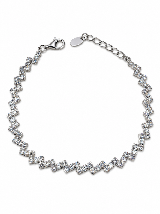 BRACCIALE TENNIS ZIGZAG