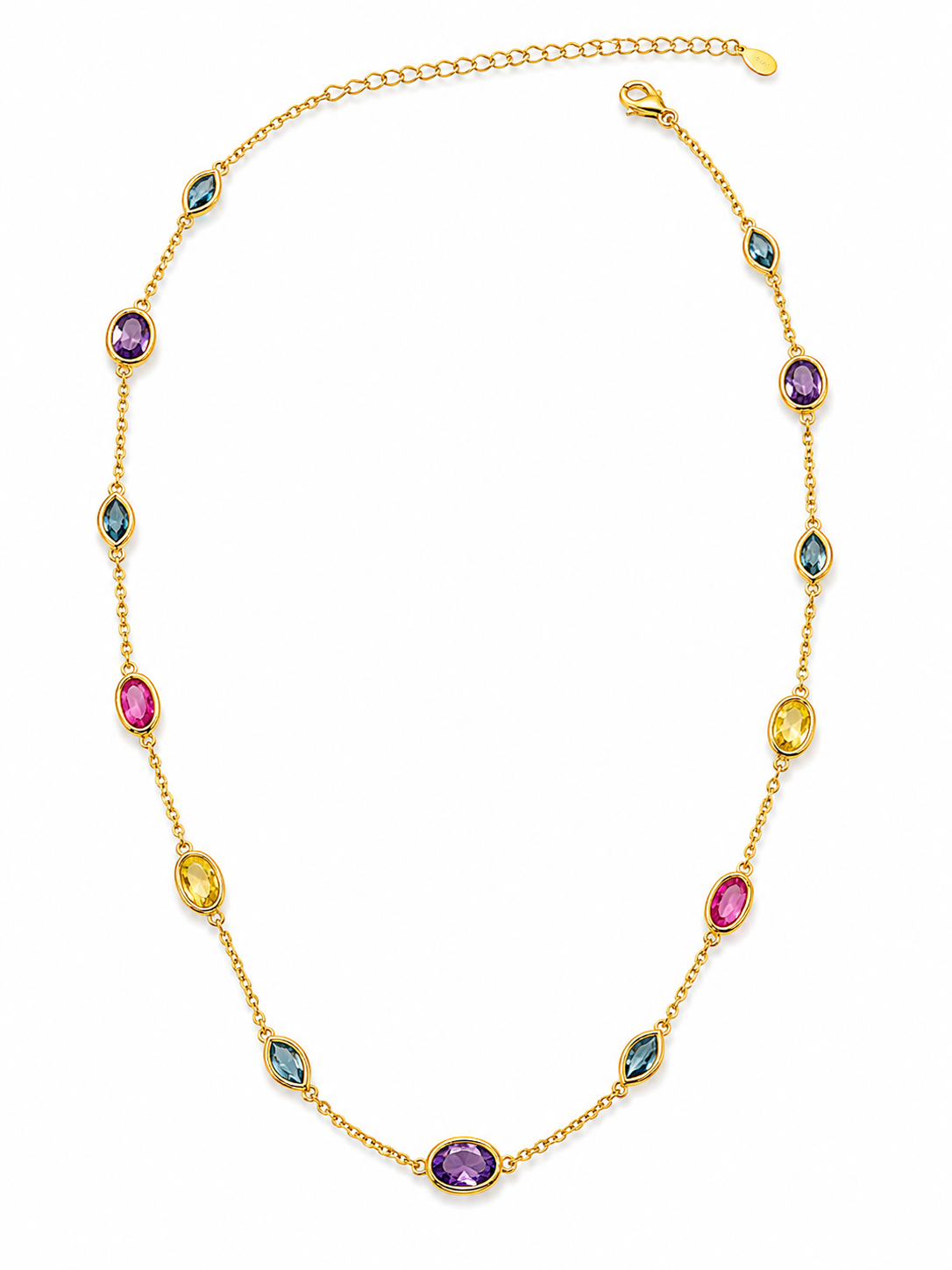 COLLANA PIETRE MULTICOLOR