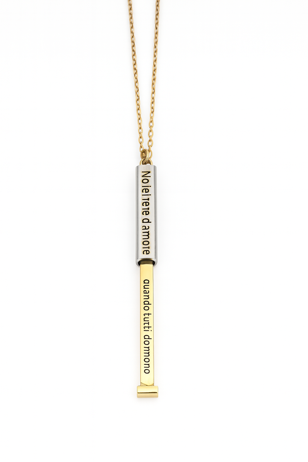 COLLANA TUBETTO ESTRAIBILE