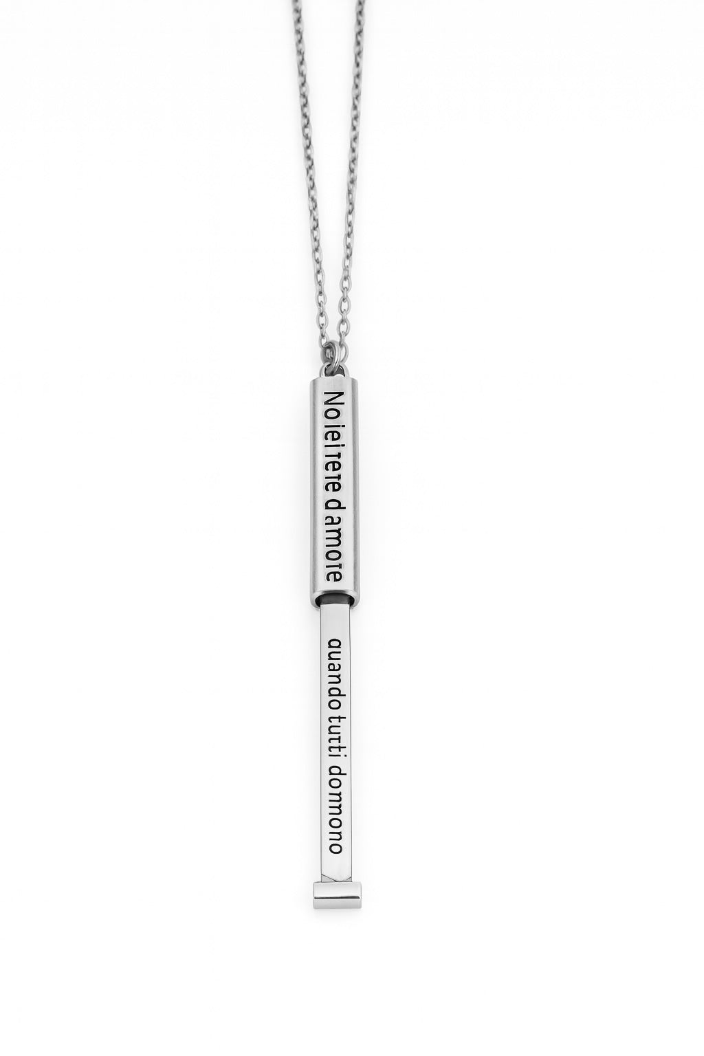 COLLANA TUBETTO ESTRAIBILE