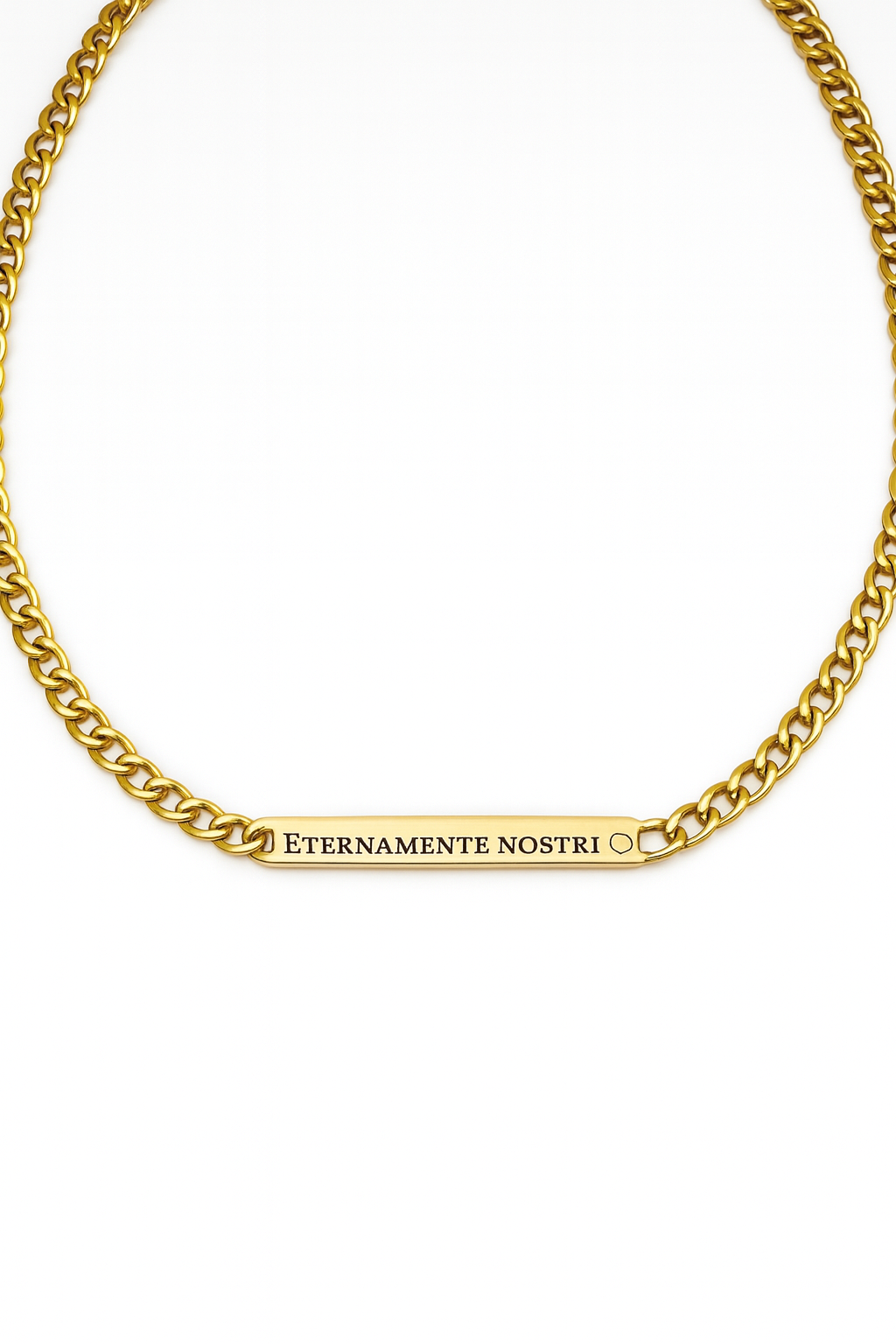 COLLANA PLACCHETTA GROUMETTE