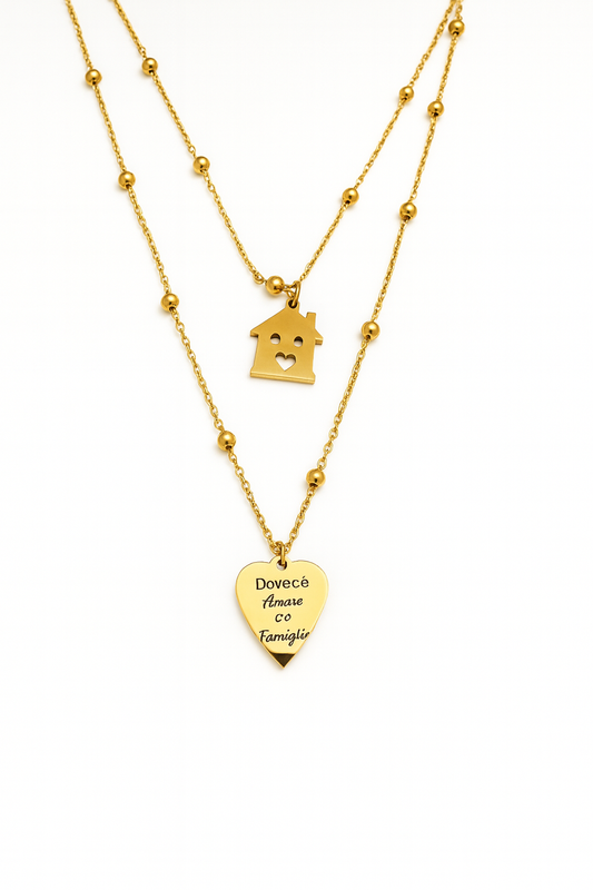 COLLANA CUORE CASETTA