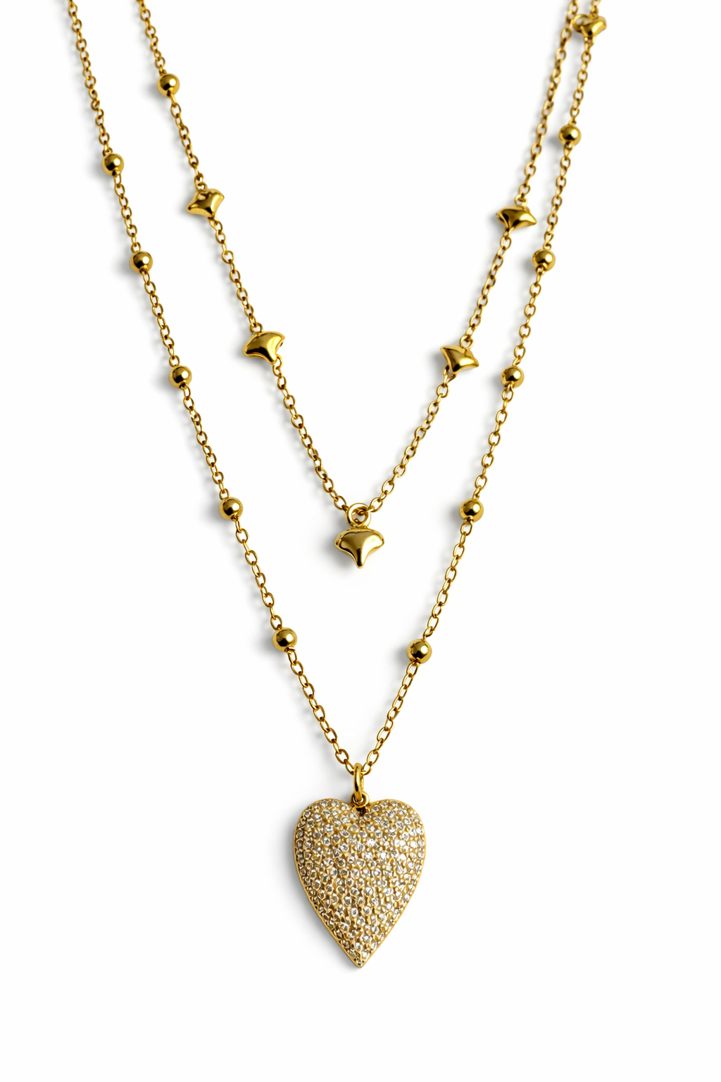 COLLANA DOPPIO CUORE