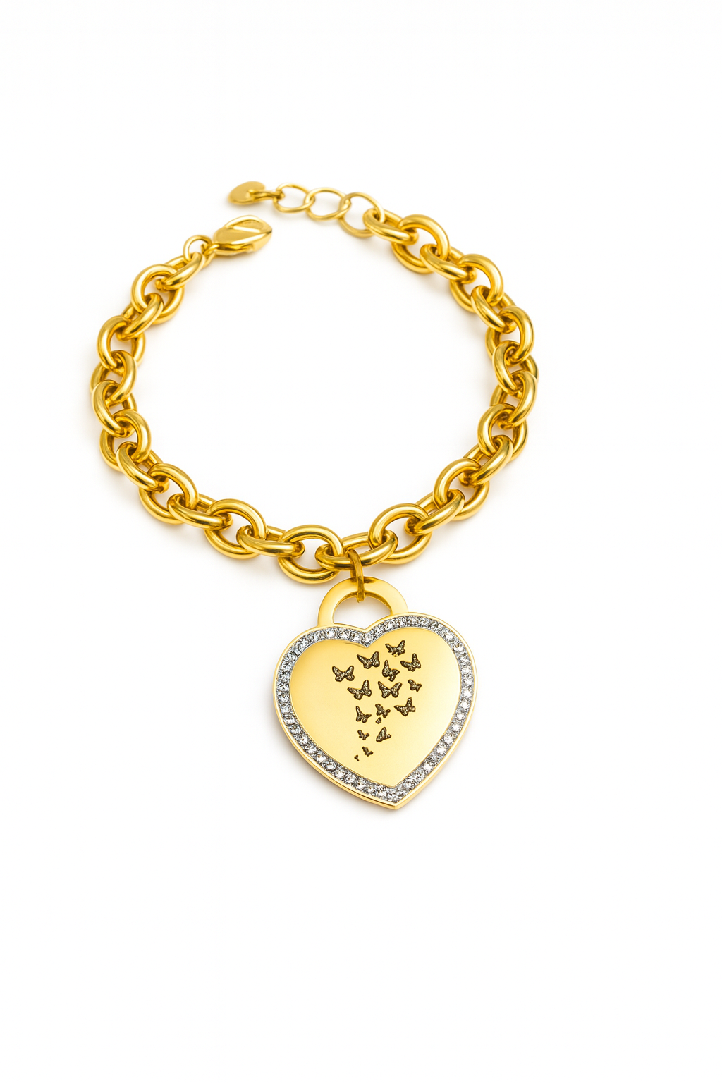 BRACCIALE CUORE ZIRCONI