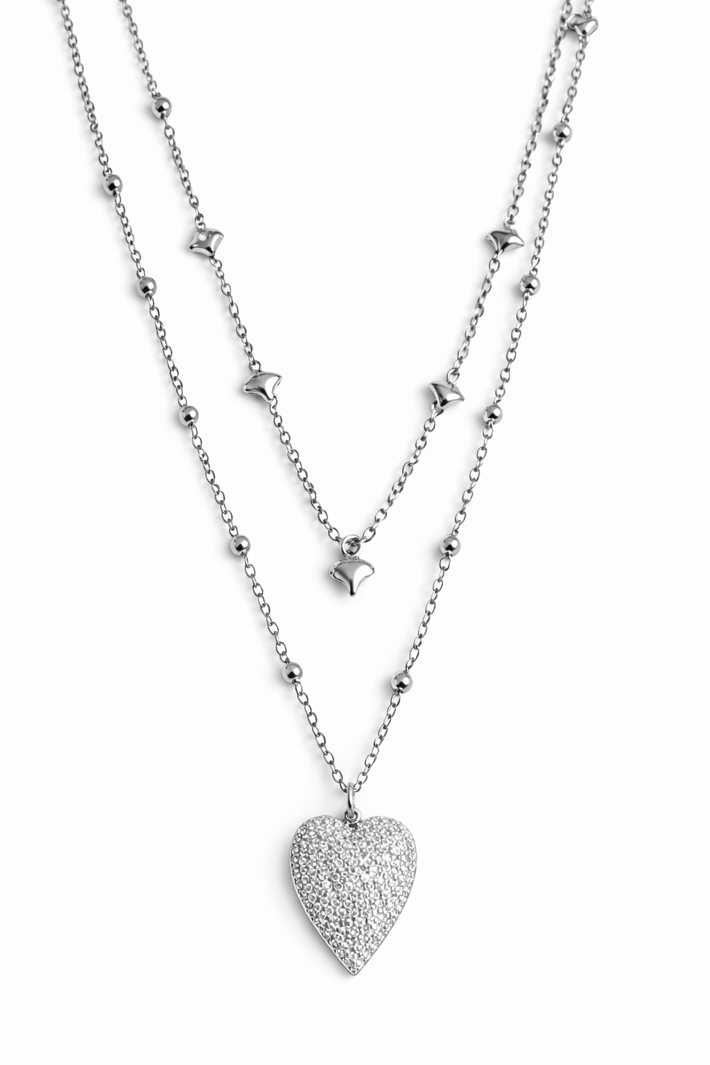 COLLANA DOPPIO CUORE