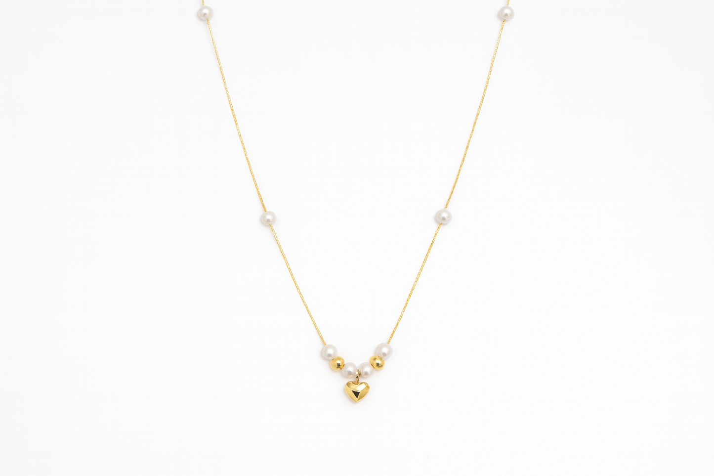 COLLANA PERLE CUORICINO