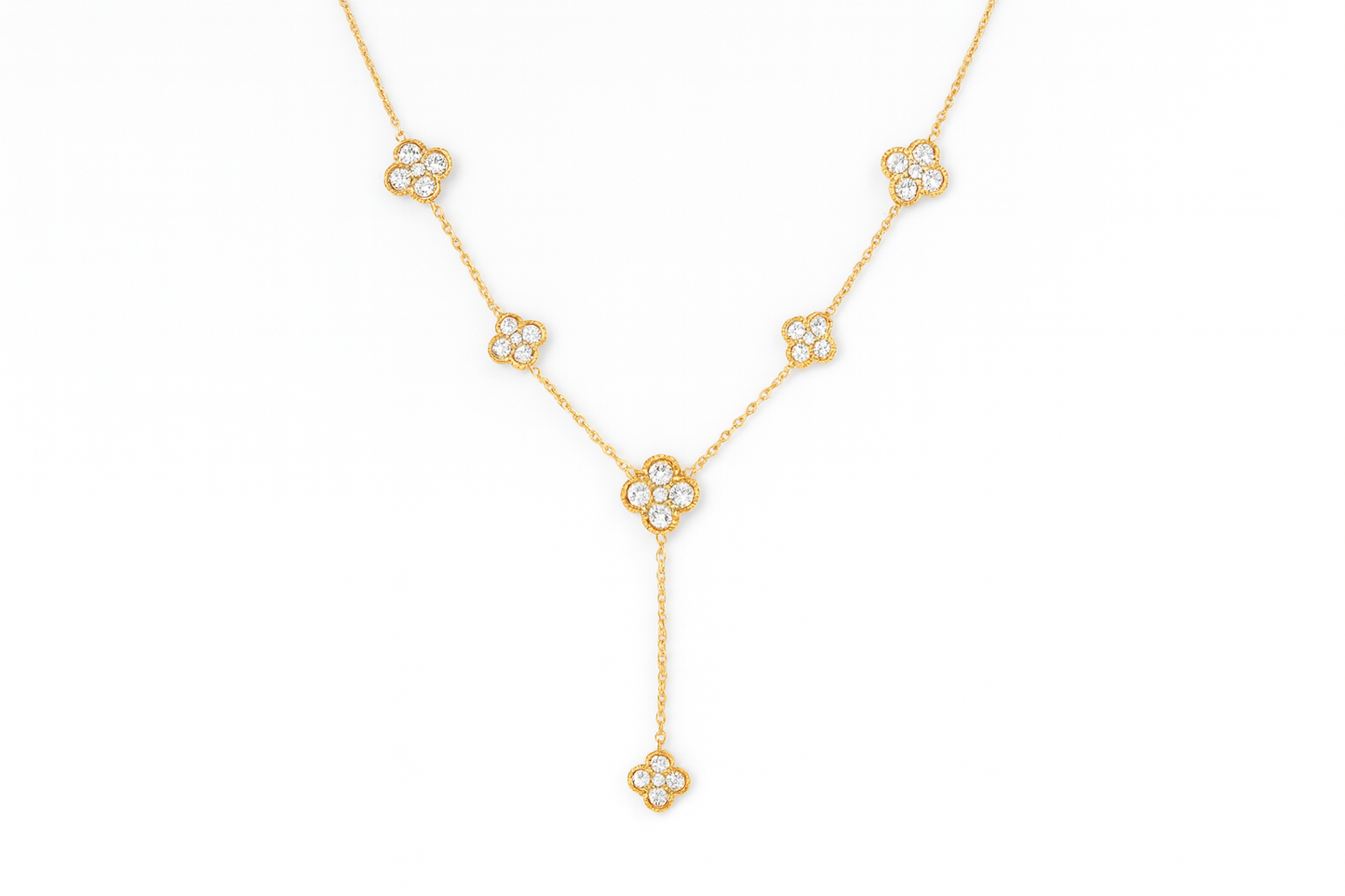 COLLANA CRAVATTINO FIORI