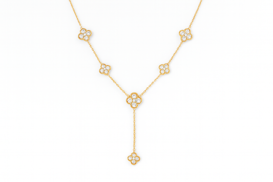 COLLANA CRAVATTINO FIORI