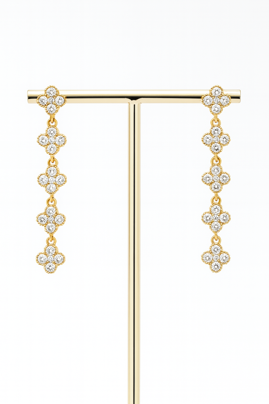 ORECCHINI FIORE ZIRCONE