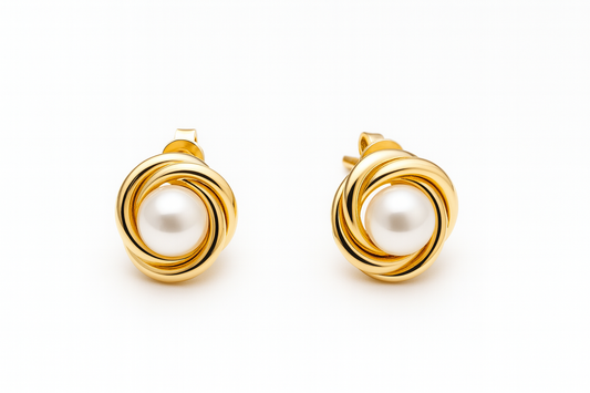 ORECCHINI NODO PERLA