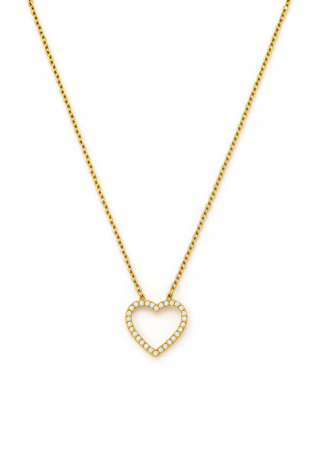 COLLANA CUORE PAVE'