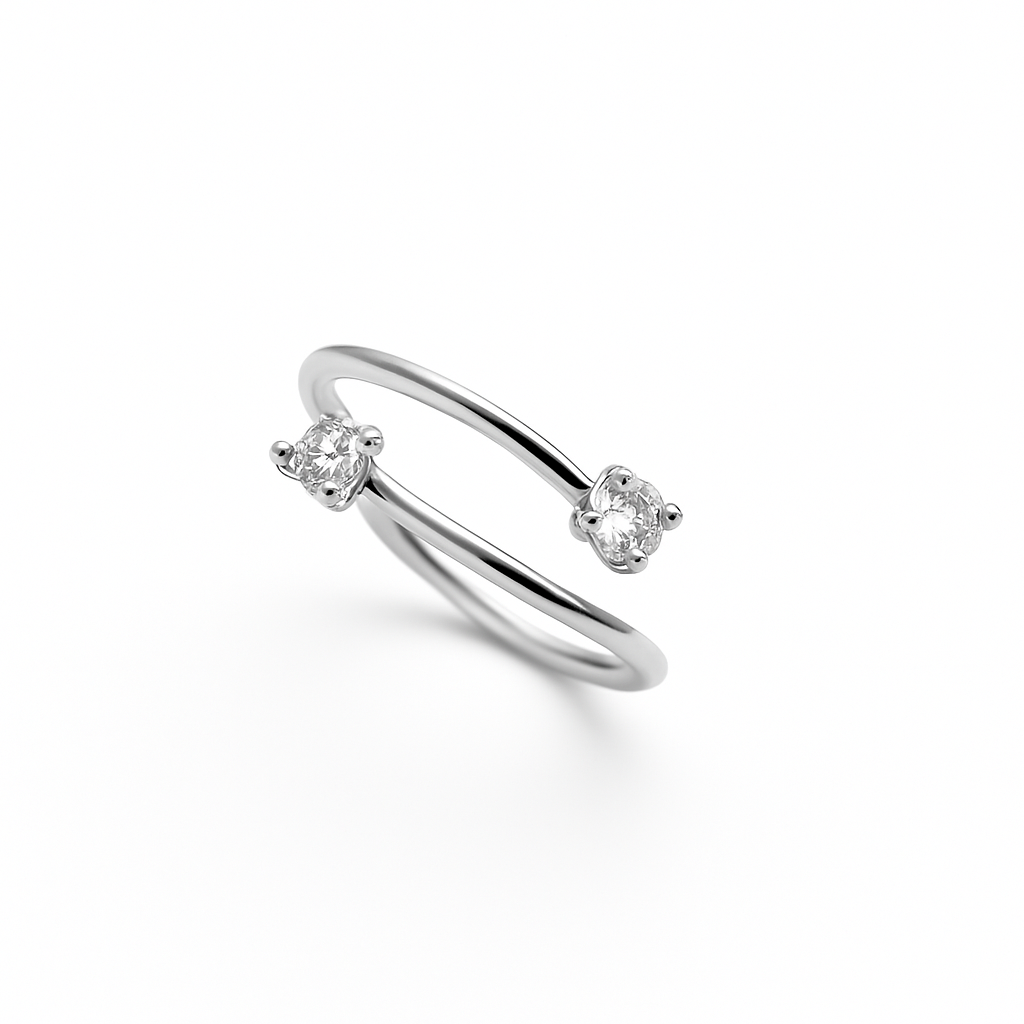 ANELLO CONTRARIE' ZIRCONE