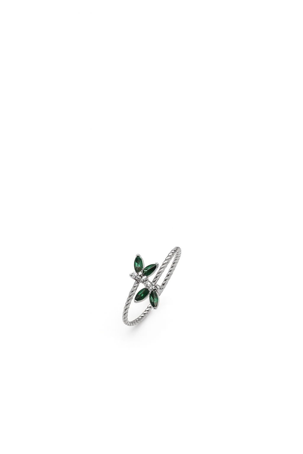 ANELLO PETALO VERDE
