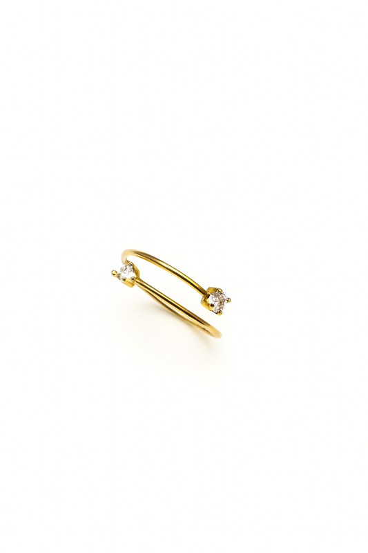 ANELLO CONTRARIE' ZIRCONE