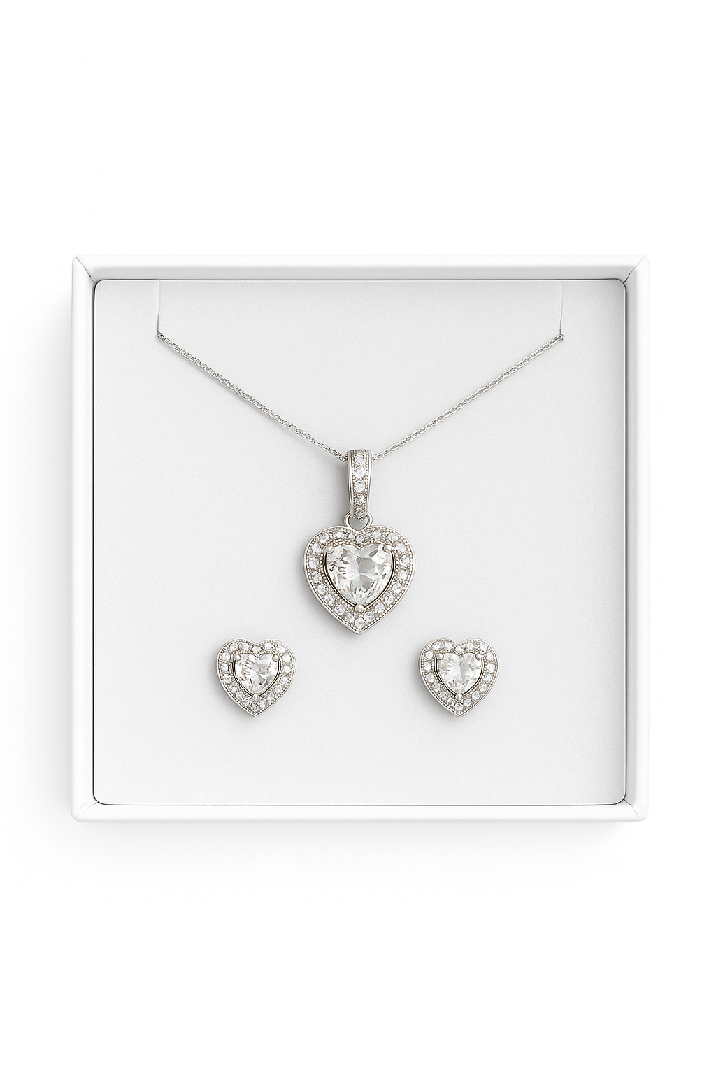 SET CUORE BIANCO