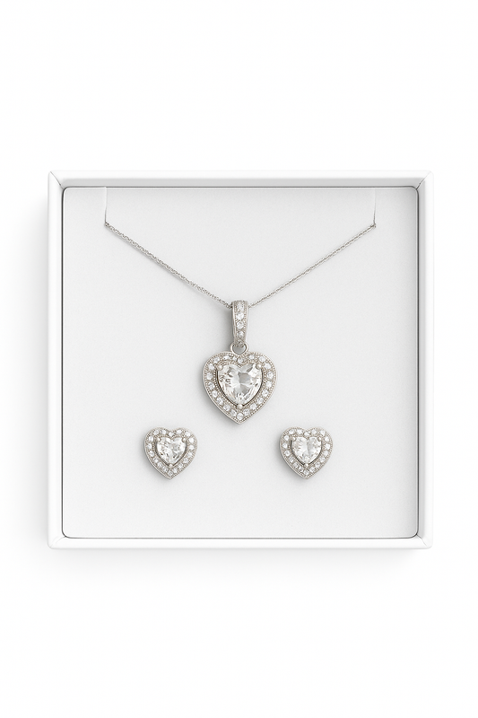 SET CUORE BIANCO