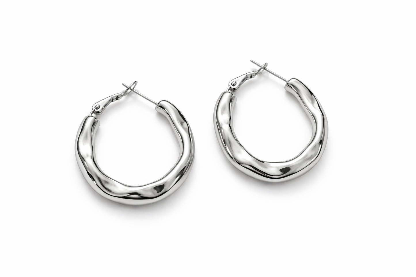 ORECCHINI CERCHIO LAVORATO