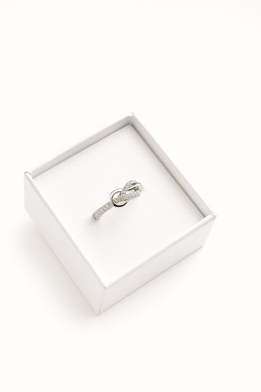 ANELLO DOPPIO INTRECCIO