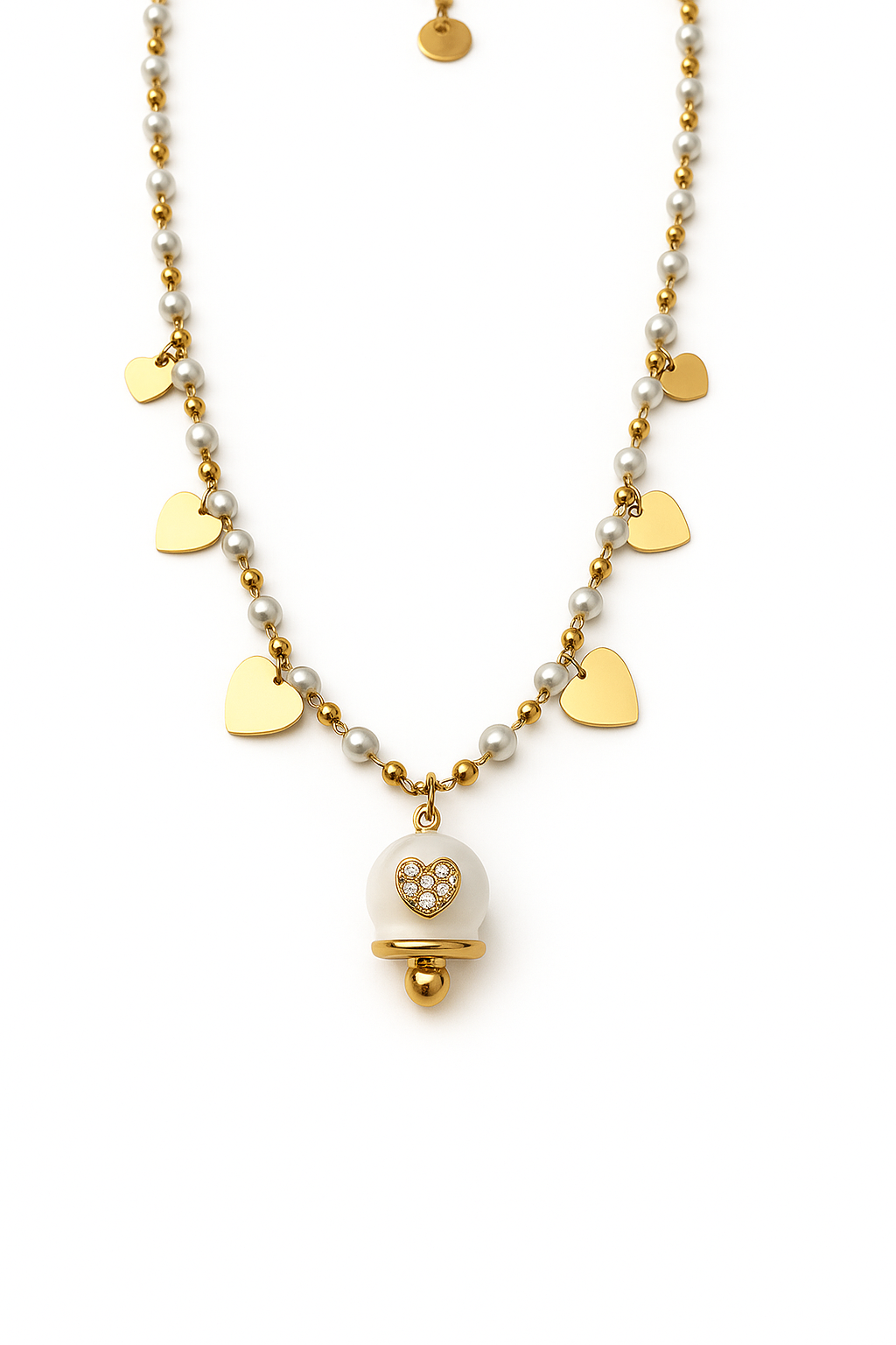 COLLANA CAMPANELLA CUORI