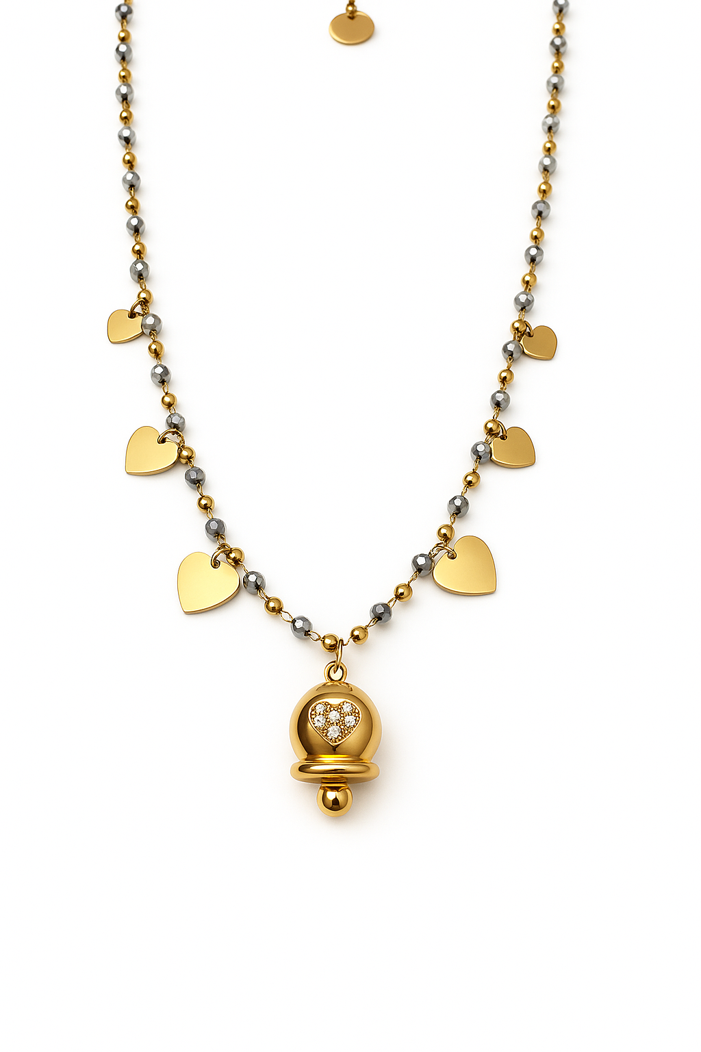 COLLANA CAMPANELLA CUORI