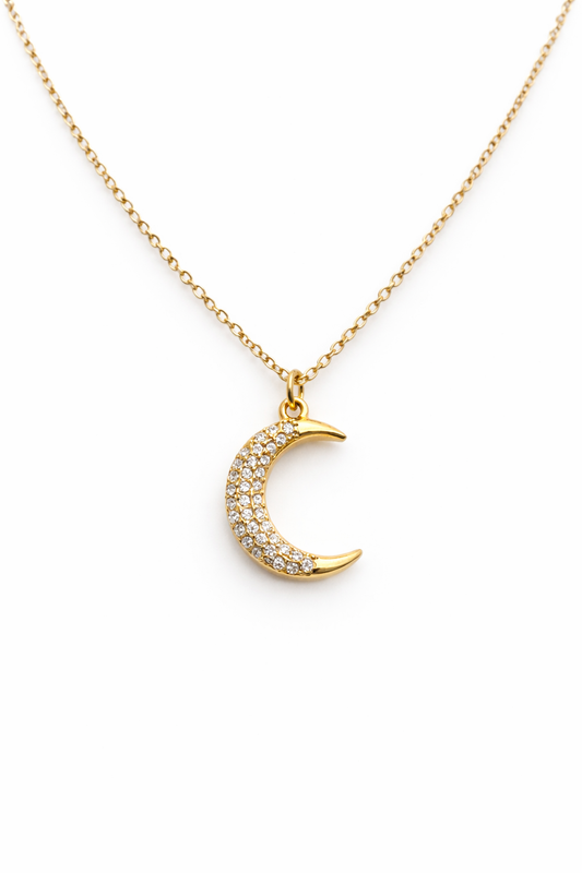 COLLANA LUNA ZIRCONI