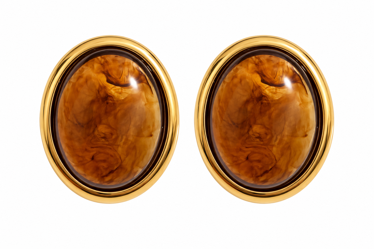 ORECCHINI VINTAGE OVAL