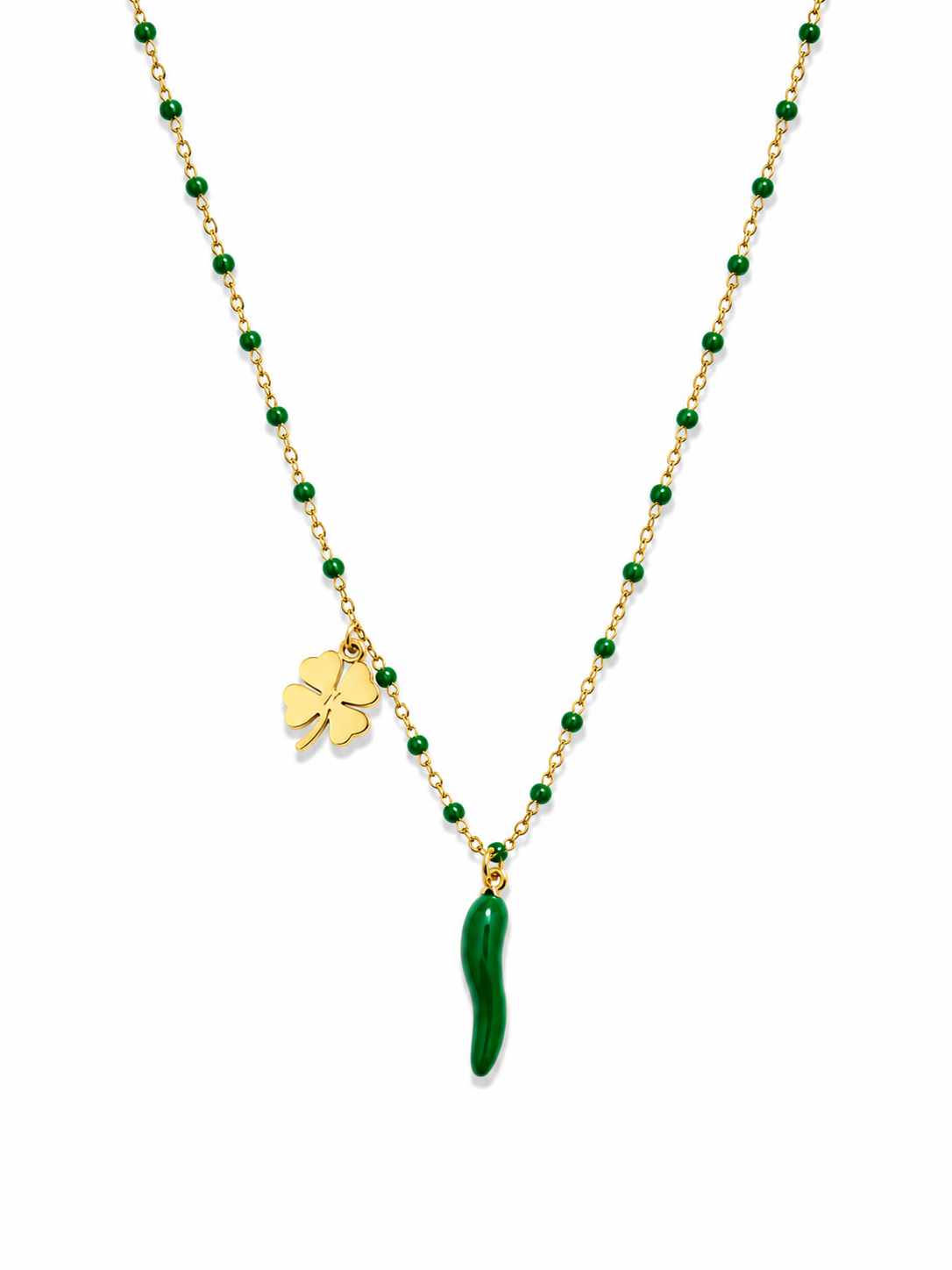 COLLANA CORNETTO PORTAFORTUNA
