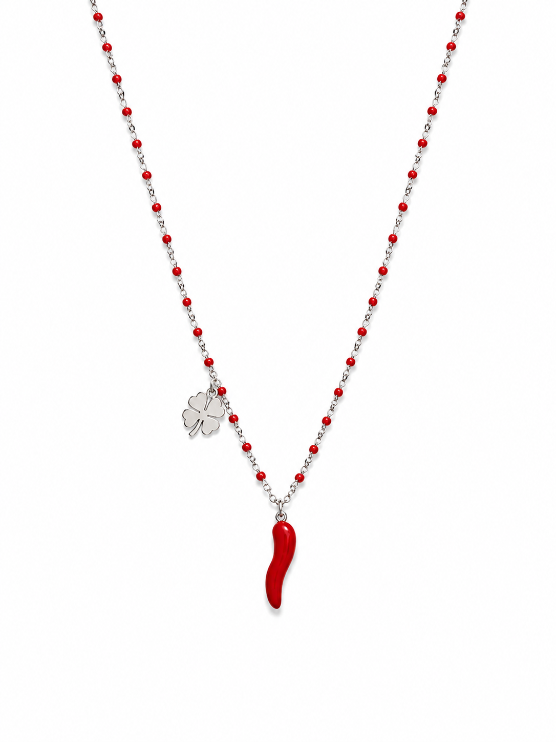 COLLANA CORNETTO PORTAFORTUNA