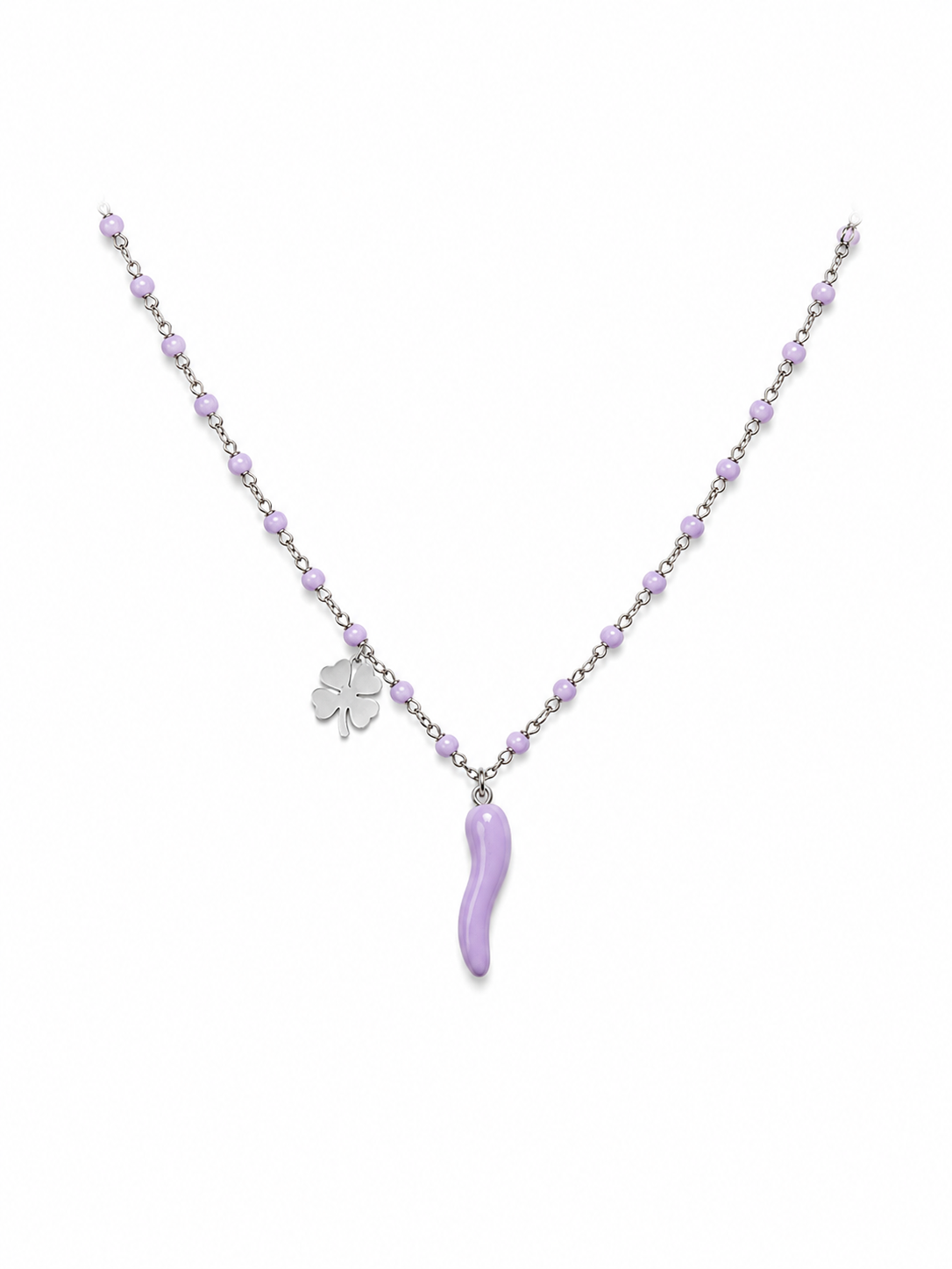 COLLANA CORNETTO PORTAFORTUNA