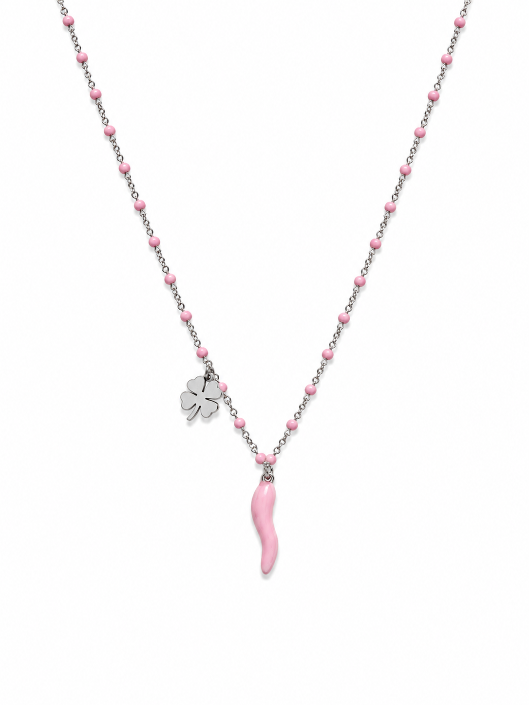 COLLANA CORNETTO PORTAFORTUNA