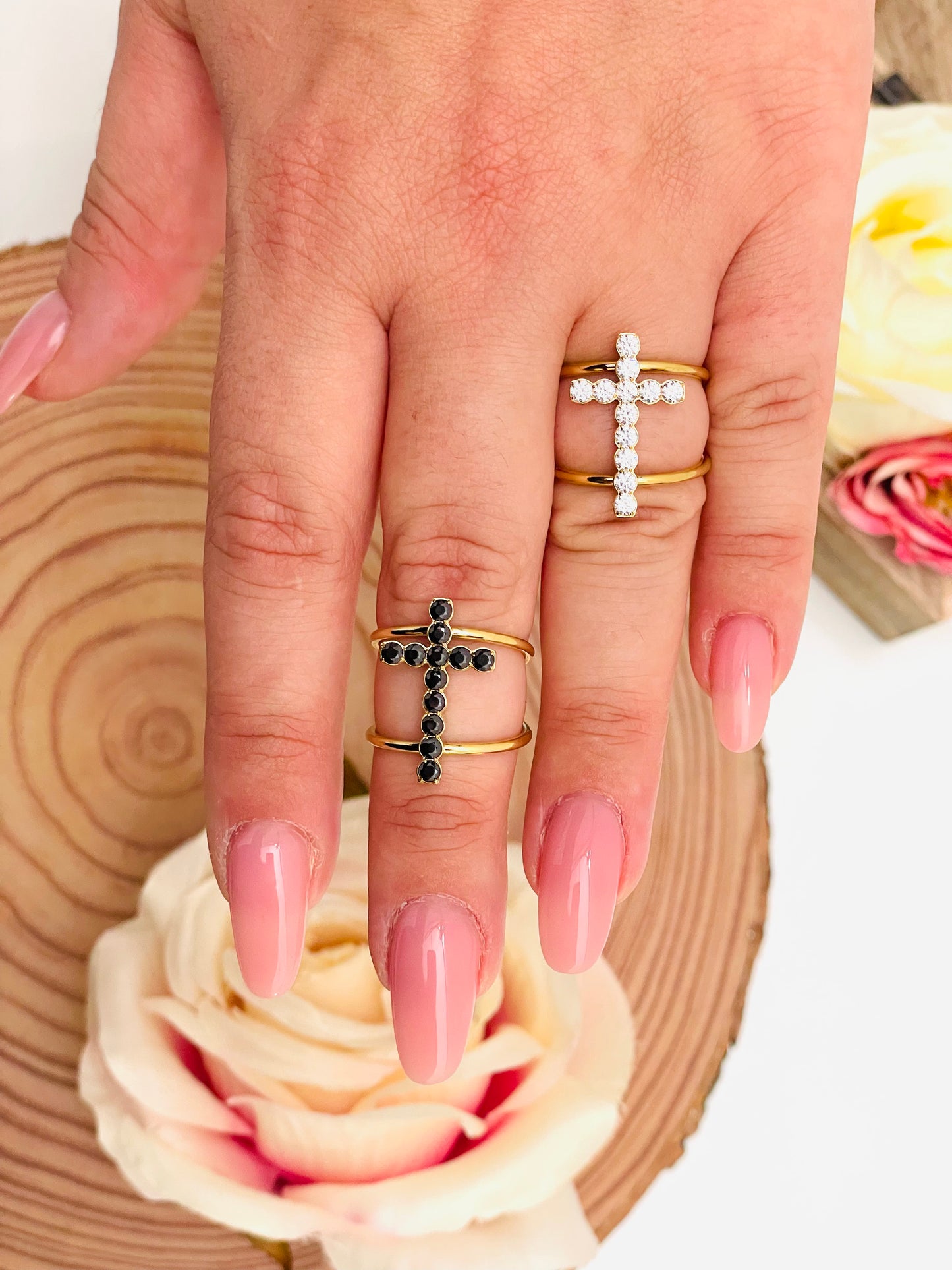 BINARY CROSS RING